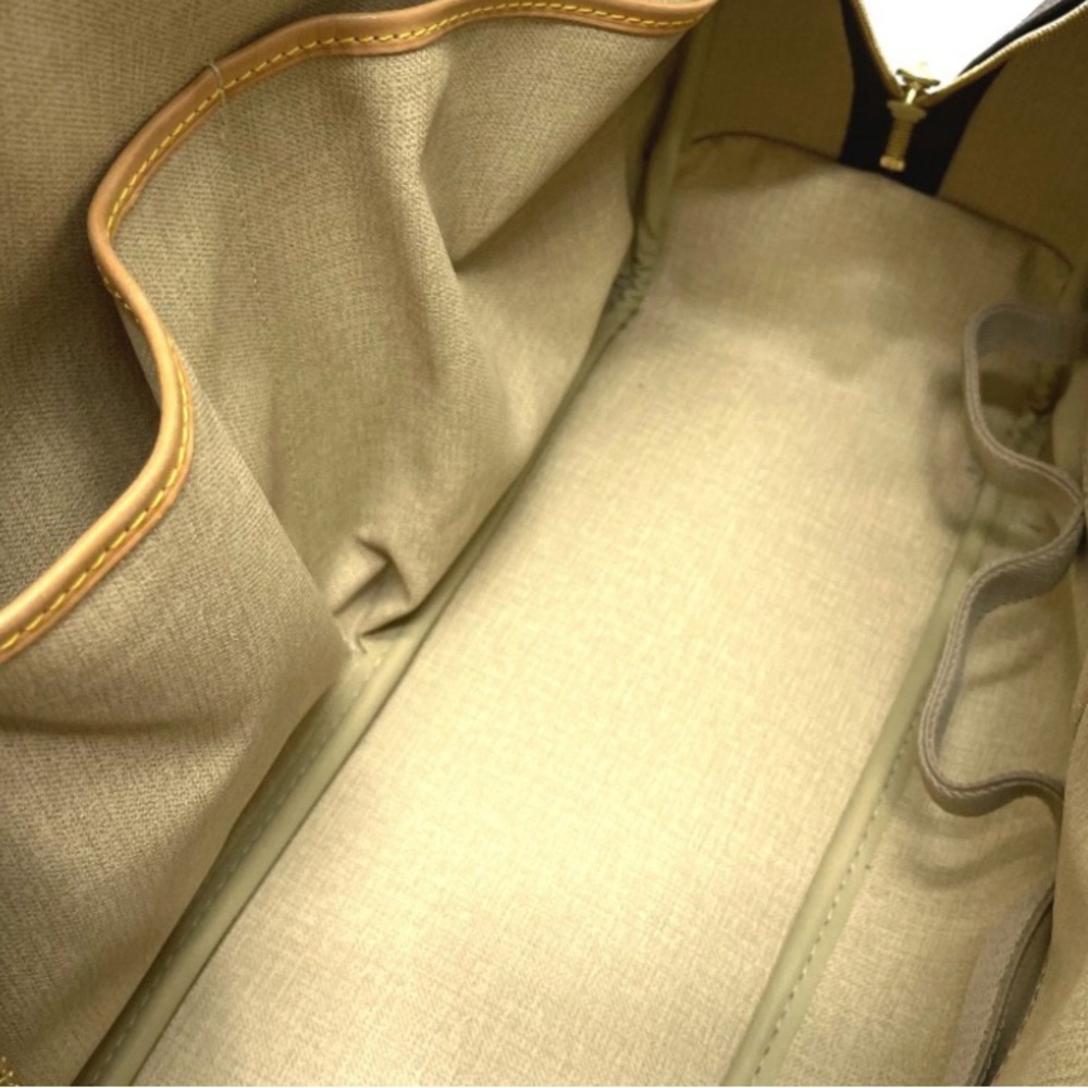 Louis Vuitton Monogram Deauville Canvas Brown and Tan Top-Handle Bag vintage - Picture 7 of 9